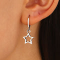 Cute Star Hoop Earrings